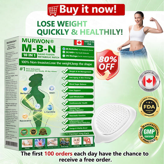 𝐎𝐟𝐟𝐢𝐜𝐢𝐚𝐥 𝐒𝐭𝐨𝐫𝐞✅ MURWON®10-𝐢𝐧-𝟏𝐍𝐀𝐃+𝐁𝐞𝐫𝐛𝐞𝐫𝐢𝐧𝐞𝐀𝐥𝐥-𝐢𝐧-𝐎𝐧𝐞 𝐁𝐨𝐝𝐲-𝐒𝐡𝐚𝐩𝐢𝐧𝐠 𝐍𝐚𝐧𝐨 𝐌𝐢𝐜𝐫𝐨𝐧𝐞𝐞𝐝𝐥𝐞 𝐏𝐚𝐭𝐜𝐡(𝐔𝐬𝐞 𝐨𝐧𝐜𝐞 𝐞𝐯𝐞𝐫𝐲 𝐭𝐰𝐨 𝐝𝐚𝐲𝐬, 𝐯𝐢𝐬𝐢𝐛𝐥𝐞 𝐜𝐡𝐚𝐧𝐠𝐞𝐬 𝐢𝐧 𝟕 𝐝𝐚𝐲𝐬)𝐒𝐮𝐢𝐭𝐚𝐛𝐥𝐞 𝐟𝐨𝐫:𝐎𝐛𝐞𝐬𝐢𝐭𝐲/𝐂𝐚𝐫𝐝𝐢𝐨𝐯𝐚𝐬𝐜𝐮𝐥𝐚𝐫 𝐡𝐞𝐚𝐥𝐭𝐡/𝐃𝐢𝐚𝐛𝐞𝐭𝐞𝐬/𝐒𝐥𝐞𝐞𝐩 𝐚𝐩𝐧𝐞𝐚/𝐆𝐮𝐭 𝐡𝐞𝐚𝐥𝐭𝐡/𝐉𝐨𝐢𝐧𝐭 𝐢𝐬𝐬𝐮𝐞𝐬/𝐀𝐧𝐝 𝐦𝐨𝐫𝐞 𝐡𝐞𝐚𝐥𝐭𝐡 𝐧𝐞𝐞𝐝𝐬