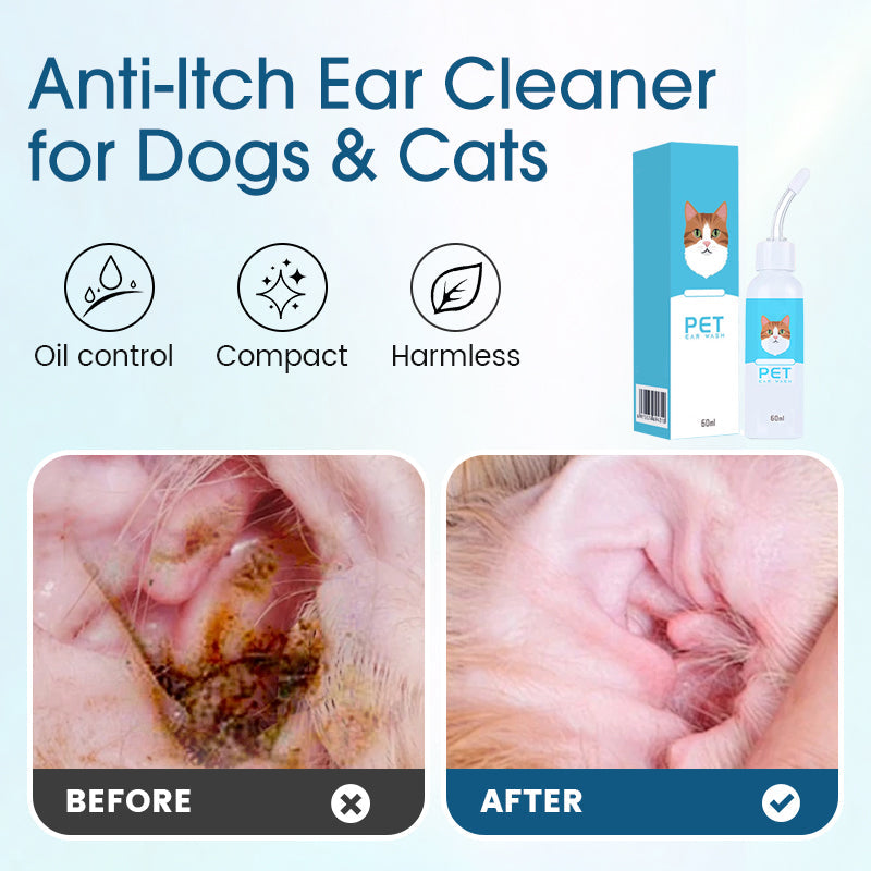 🐶🐱 Ear cleaner 💎| Relieves itching in dogs & cats 👂